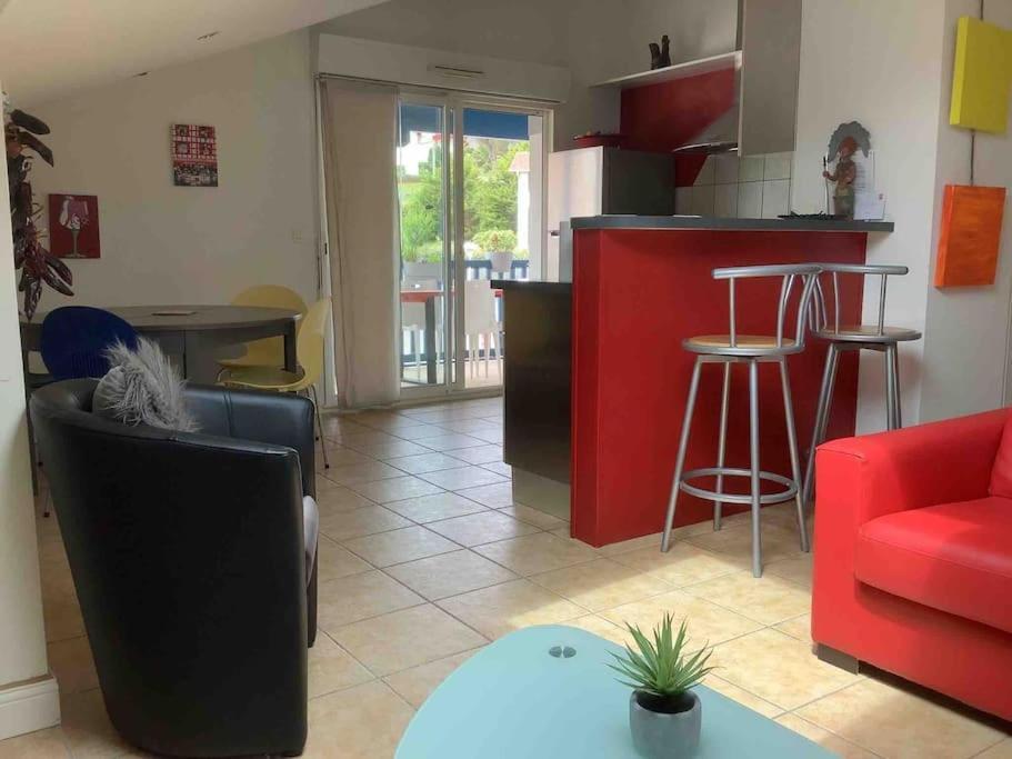 Bidart Cote Basque T3 250 Metres De La Plage 3*** Appartement Buitenkant foto
